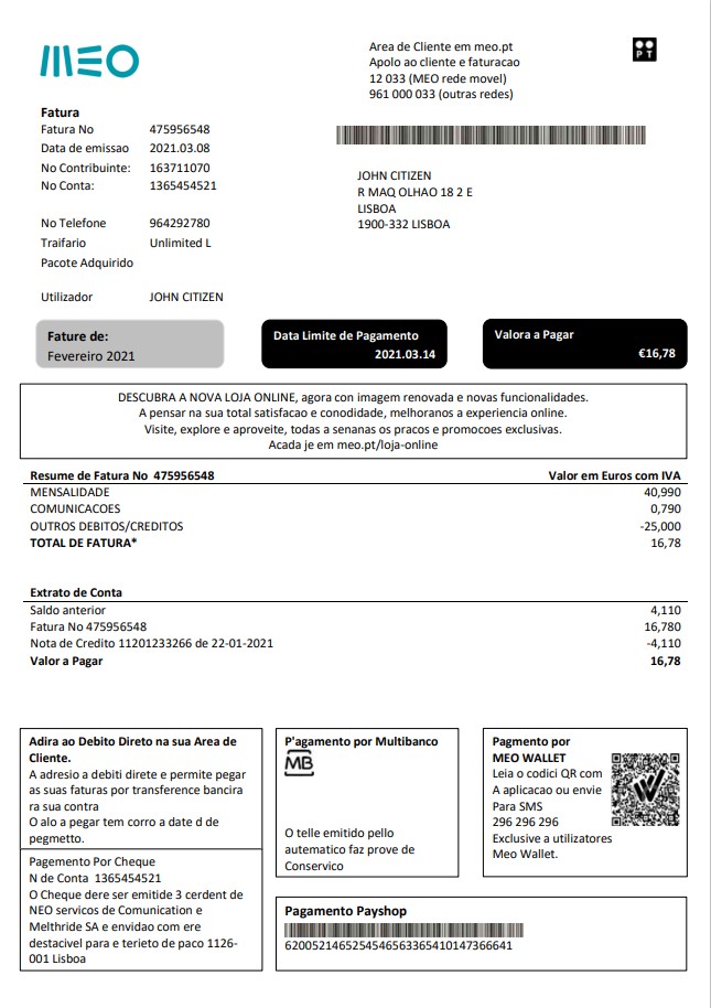  Minol USA business utility bill 